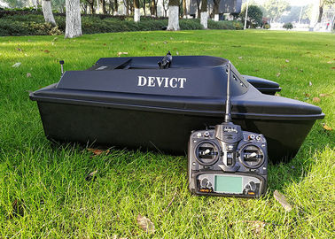 Autopilot rc fishing boat with fish finder DEVC-300 black radio control