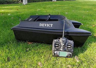 DEVC-300 black bait boat / Remote Control Fishing Boat With Fishfinder