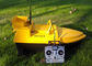 RC Fishing Bait Boat DEVC-103 yellow ABS plastic 11KG / Carton AC 110-240V