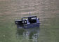 Black  Shuttle bait boat / DEVICT fishing robot  DEVC-200 200-350M Remote Range